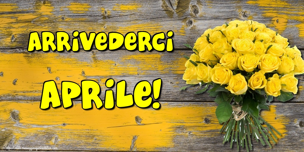 Cartoline di 30 Aprile - Arrivederci Aprile!