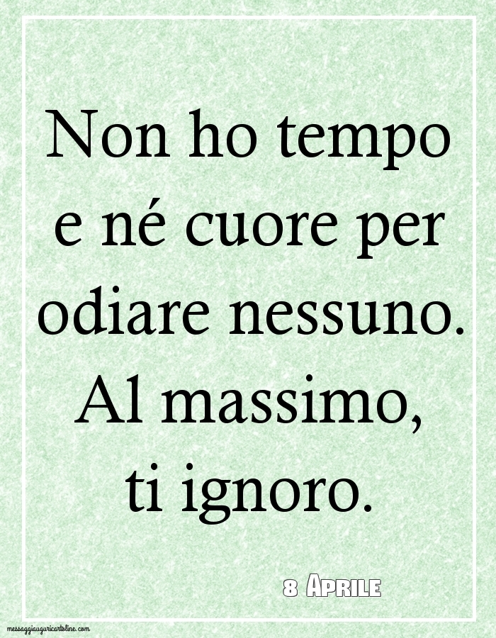 8 Aprile -