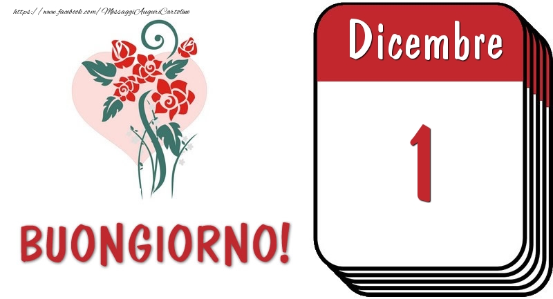 Cartoline di 1 Dicembre - 1 Dicembre Buongiorno!