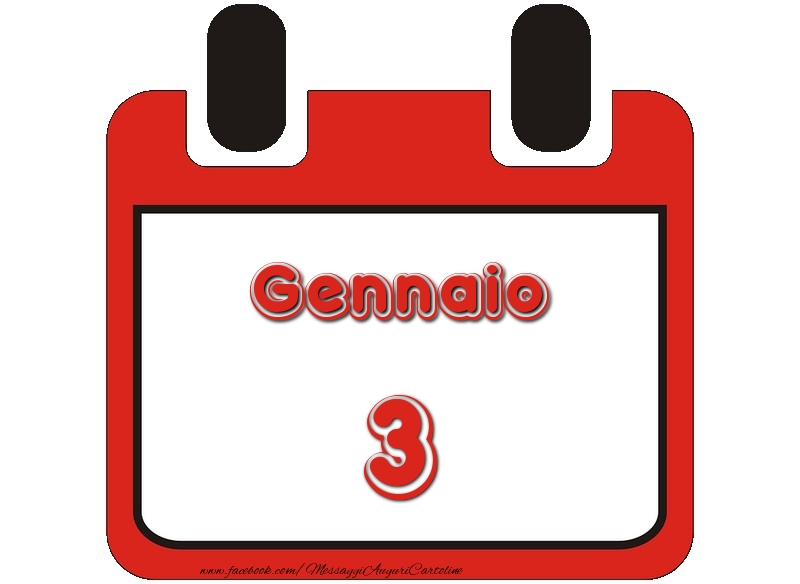 Cartoline di 3 Gennaio - Gennaio 3