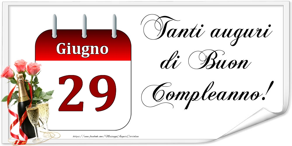 Tanti auguri di Buon Compleanno! - Giugno.29