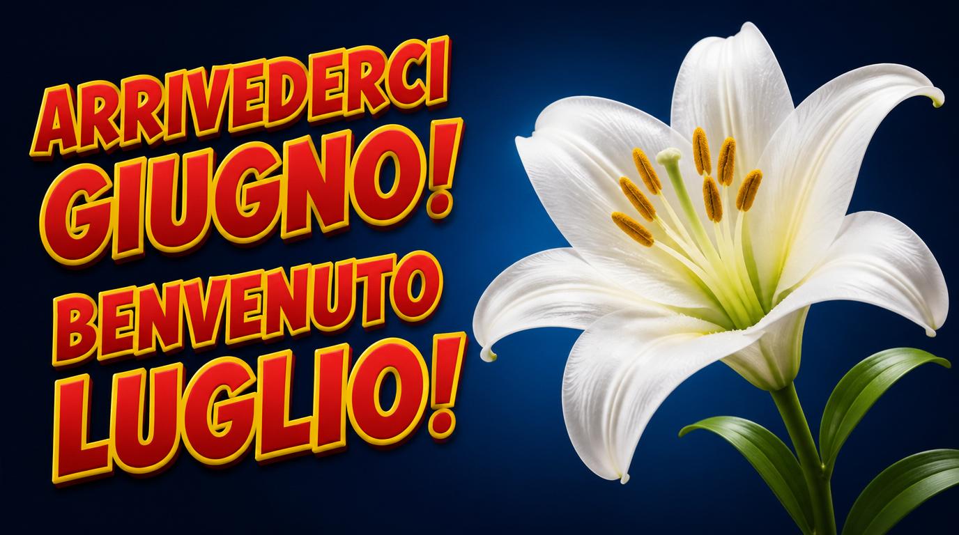 Cartoline di 1 Luglio - ARRIVEDERCI GIUGNO! BENVENUTO LUGLIO!