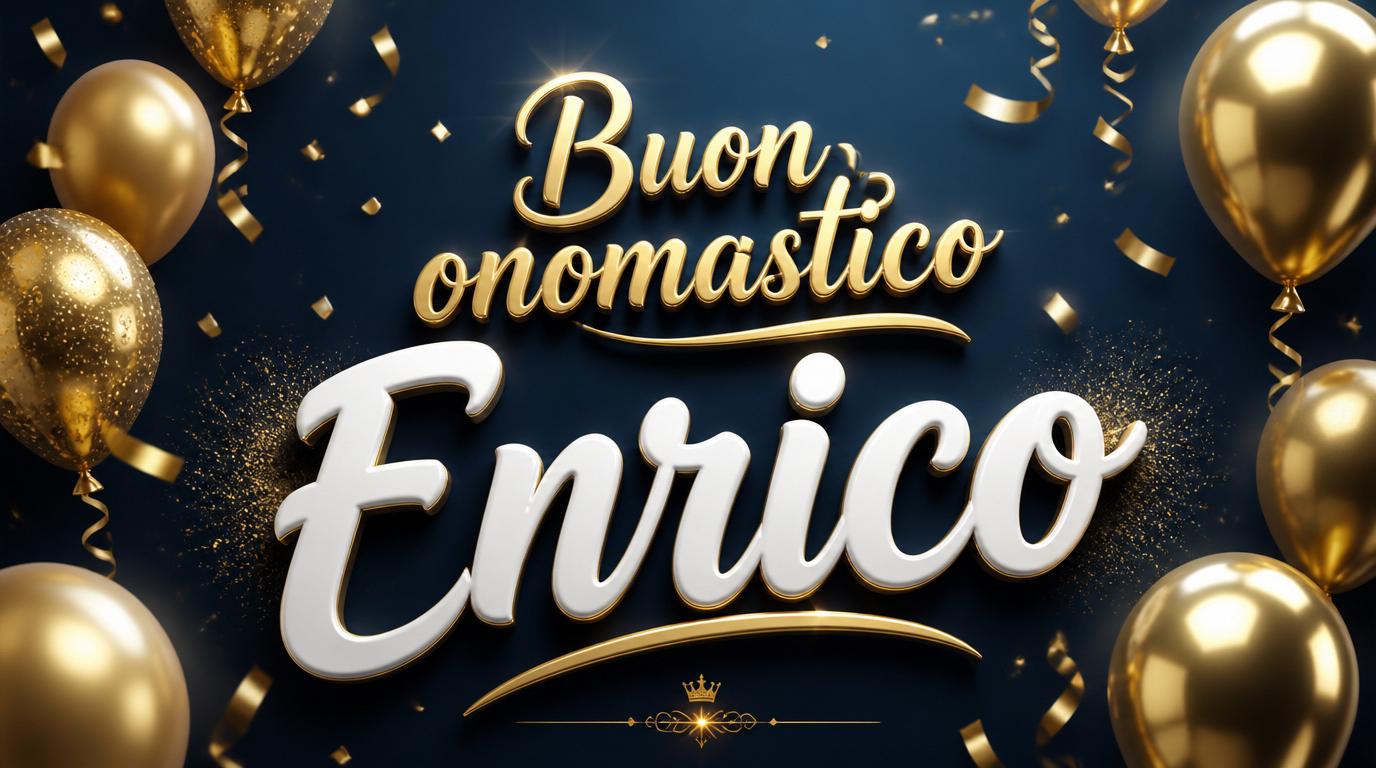 Cartoline di 13 Luglio - Buon onomastico, Enrico!
