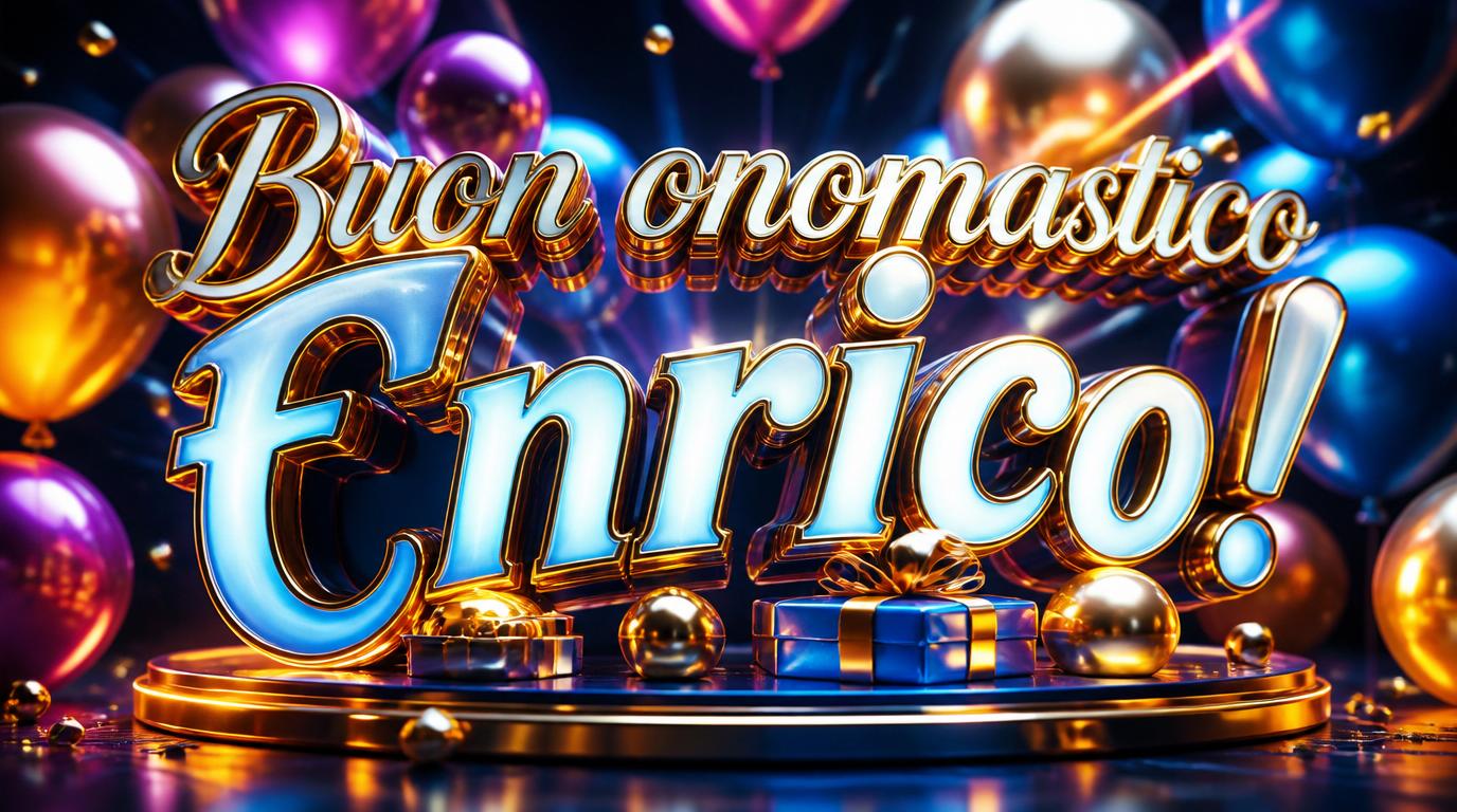 Cartoline di 13 Luglio - Buon onomastico, Enrico!