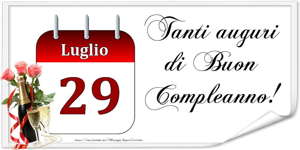 Tanti auguri di Buon Compleanno! - Luglio.29