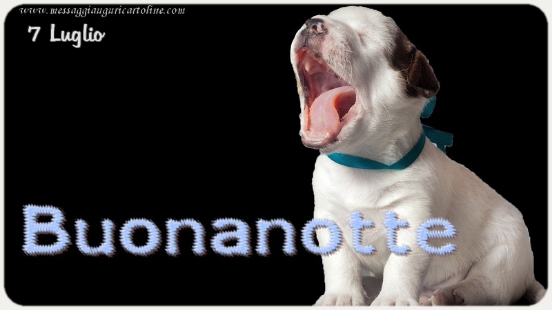 7 Luglio - Buonanotte