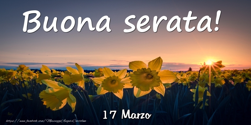 17 Marzo - Buona serata!