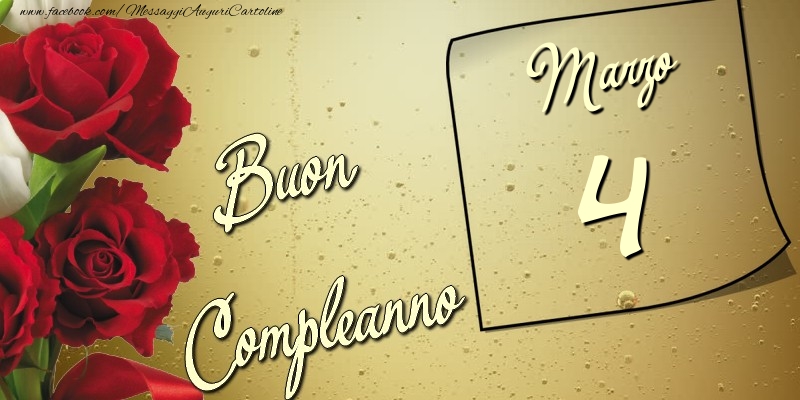 Buon compleanno 4 Marzo