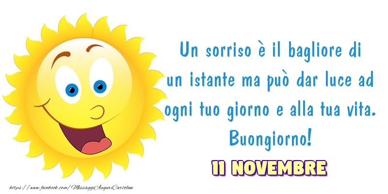 Cartoline di 11 Novembre - 11 Novembre - Buongiorno!