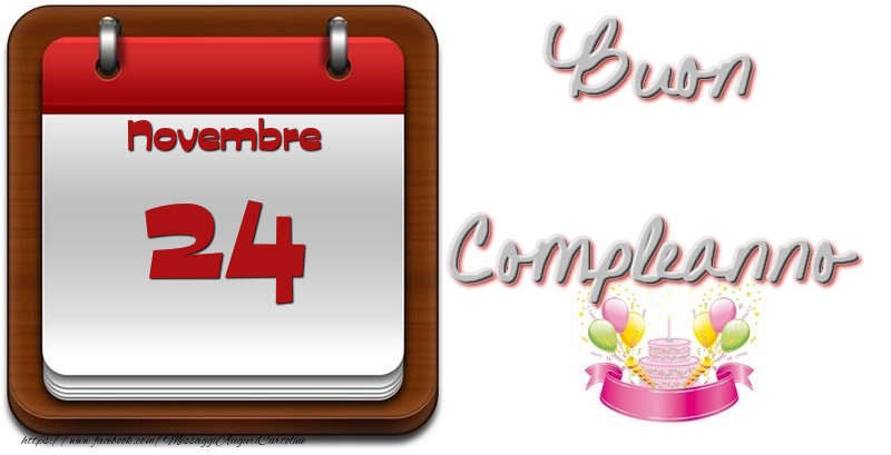 Novembre 24 Buon Compleanno