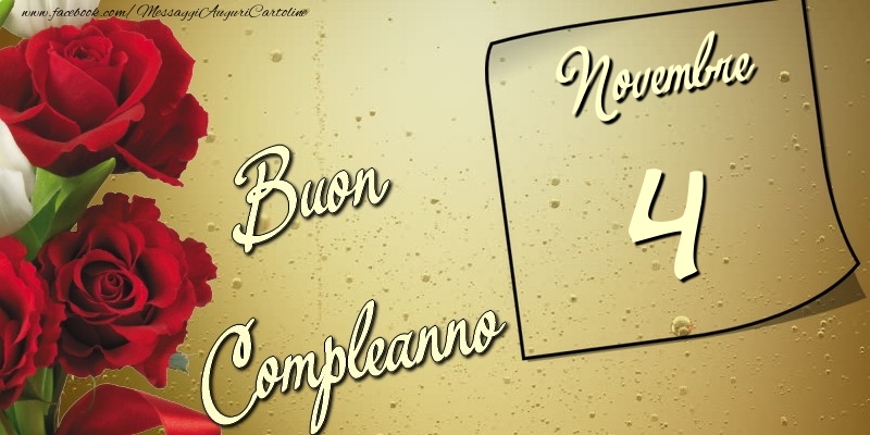 Buon compleanno 4 Novembre