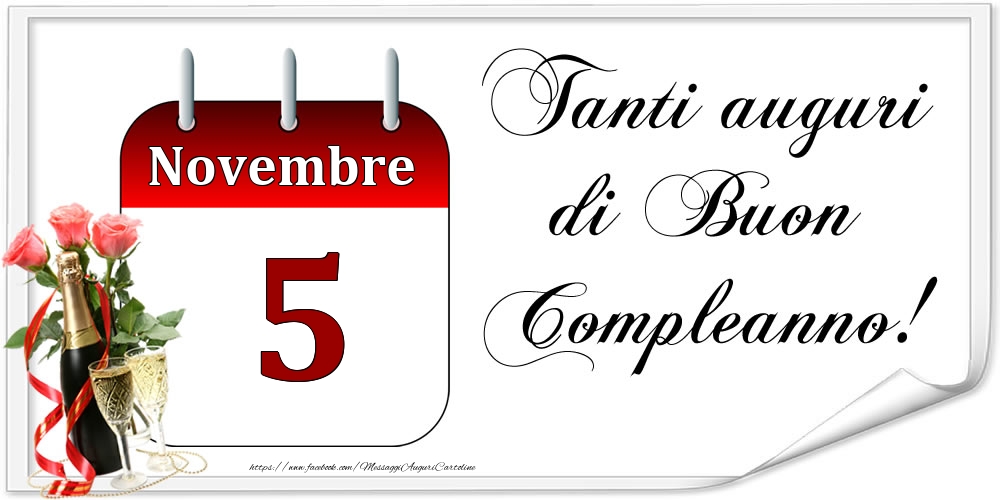 Tanti auguri di Buon Compleanno! - Novembre.5
