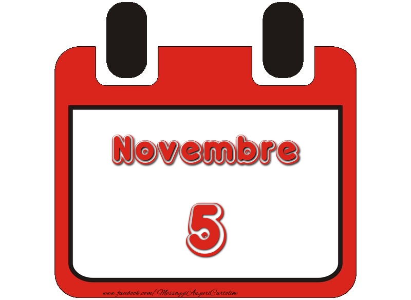 Cartoline di 5 Novembre - Novembre 5
