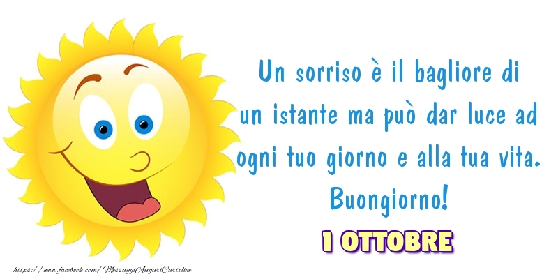 1 Ottobre - Buongiorno!