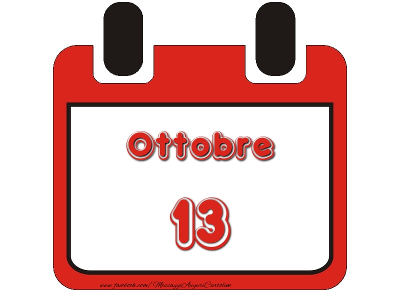 Cartoline di 13 Ottobre - Ottobre 13