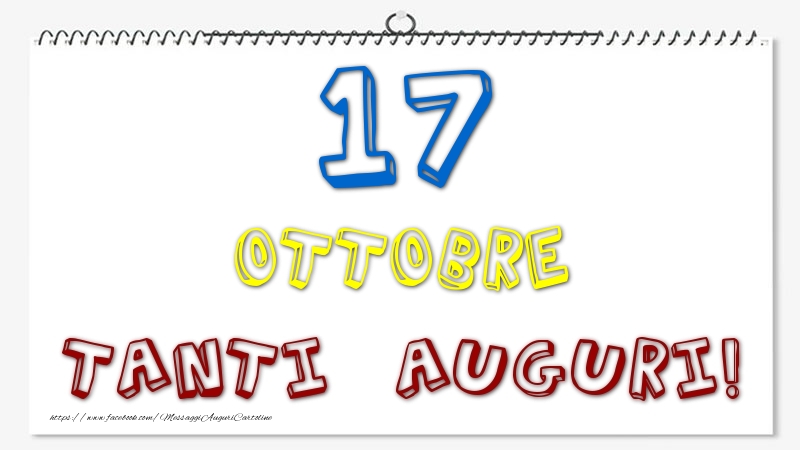 17 Ottobre - Tanti Auguri!
