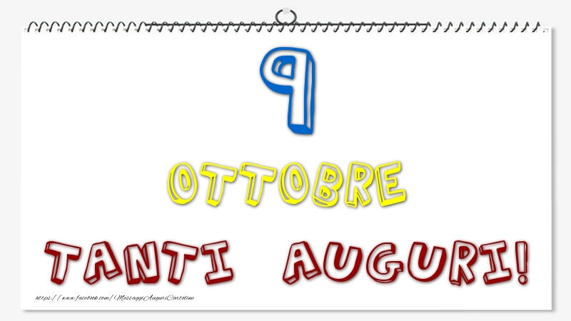9 Ottobre - Tanti Auguri!