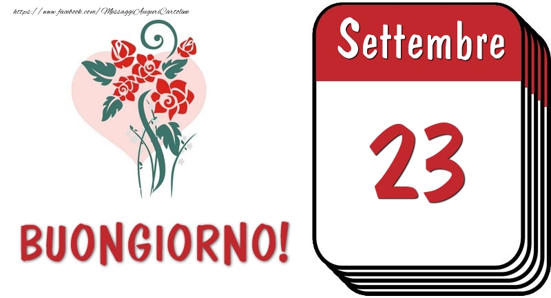 Cartoline di 23 Settembre - 23 Settembre Buongiorno!
