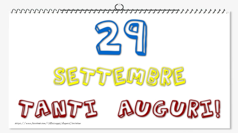 29 Settembre - Tanti Auguri!