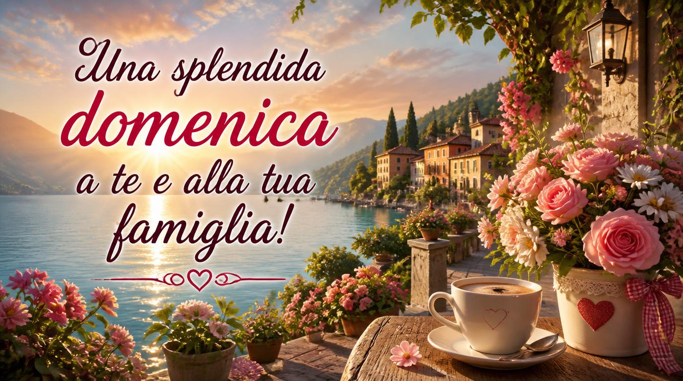 Una splendida domenica a te e alla tua famiglia!