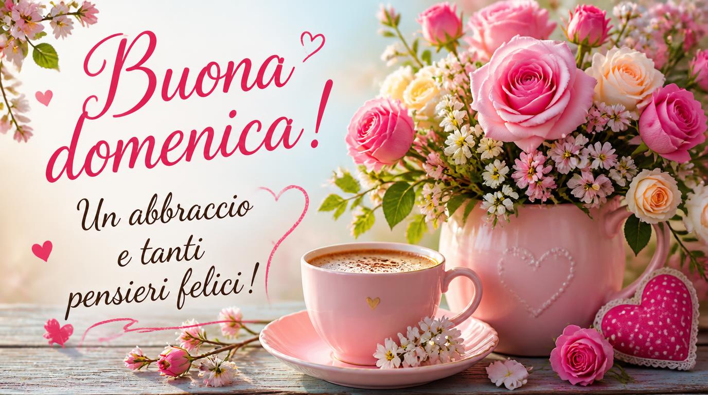 Buona domenica! Un abbraccio e tanti pensieri felici!