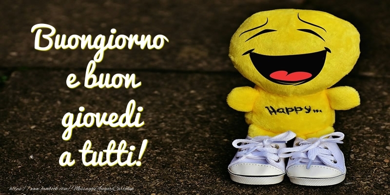 Buongiorno e buon giovedi a tutti!