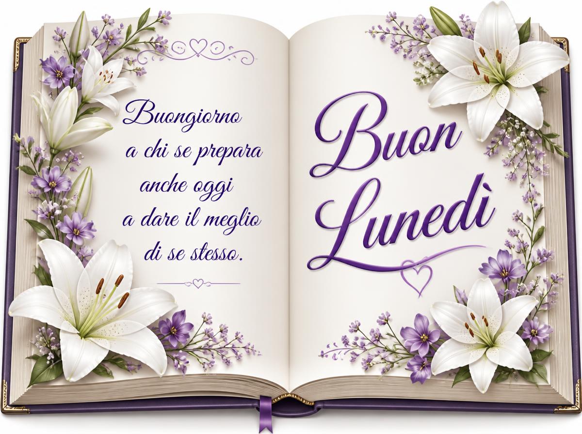 Buongiorno a chi se prepara anche oggi a dare il meglio di se stesso. Buon lunedi