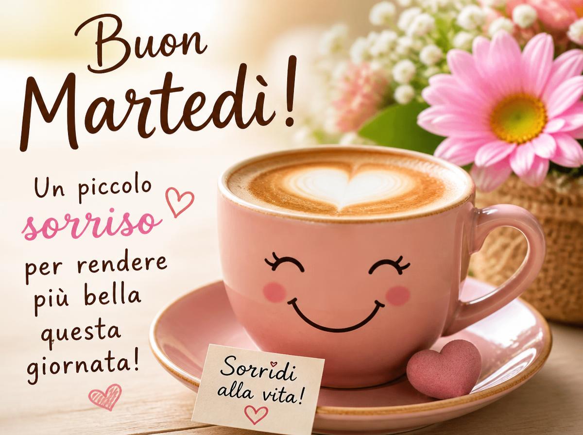 Buon martedì! Un piccolo sorriso per rendere più bella questa giornata!