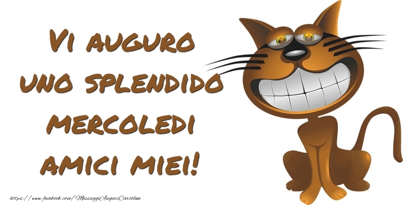 Vi auguro uno splendido mercoledi amici miei!