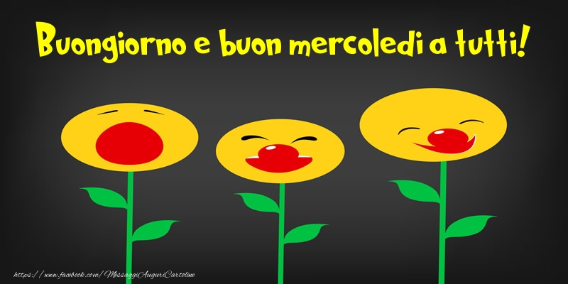 Buongiorno e buon mercoledi a tutti!