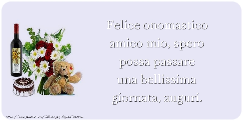 Messaggi di San Matteo - Felice onomastico amico mio - messaggiauguricartoline.com