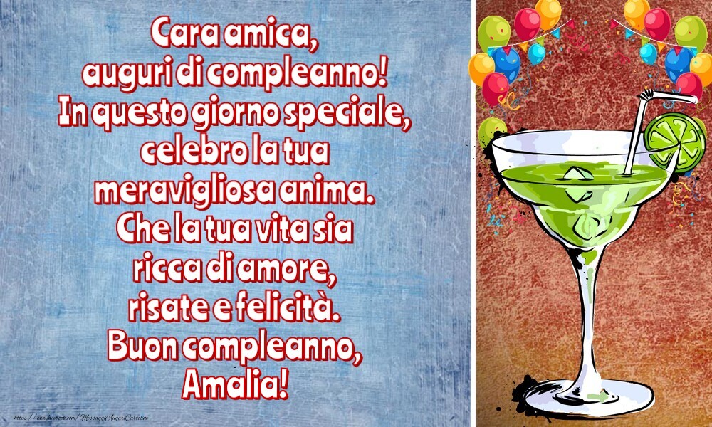 Cartoline di auguri - Cara amica, auguri di compleanno!