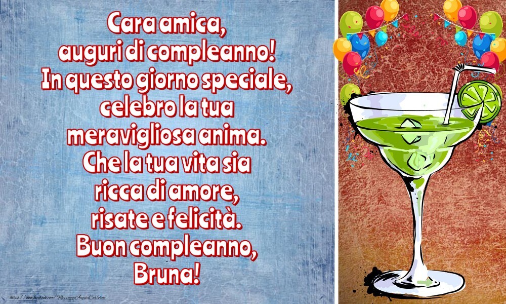 Cartoline di auguri - Cara amica, auguri di compleanno!
