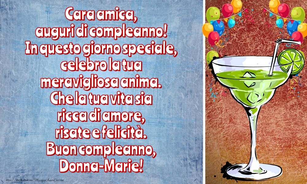 Cartoline di auguri - Cara amica, auguri di compleanno!