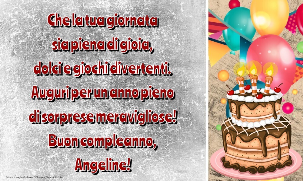 Cartoline per bambini - Che la tua giornata  sia piena di gioia, dolci e giochi divertenti.