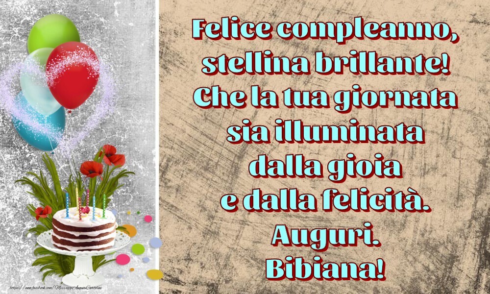 Cartoline per bambini - Felice compleanno,  stellina brillante!