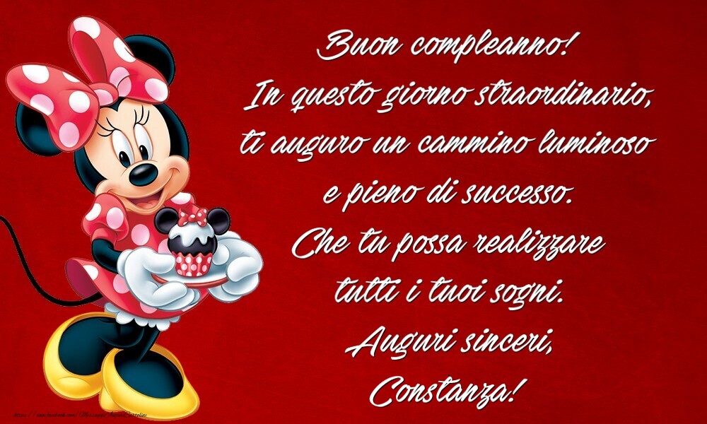 Cartoline per bambini - In questo giorno straordinario, ti auguro un cammino luminoso e pieno di successo.