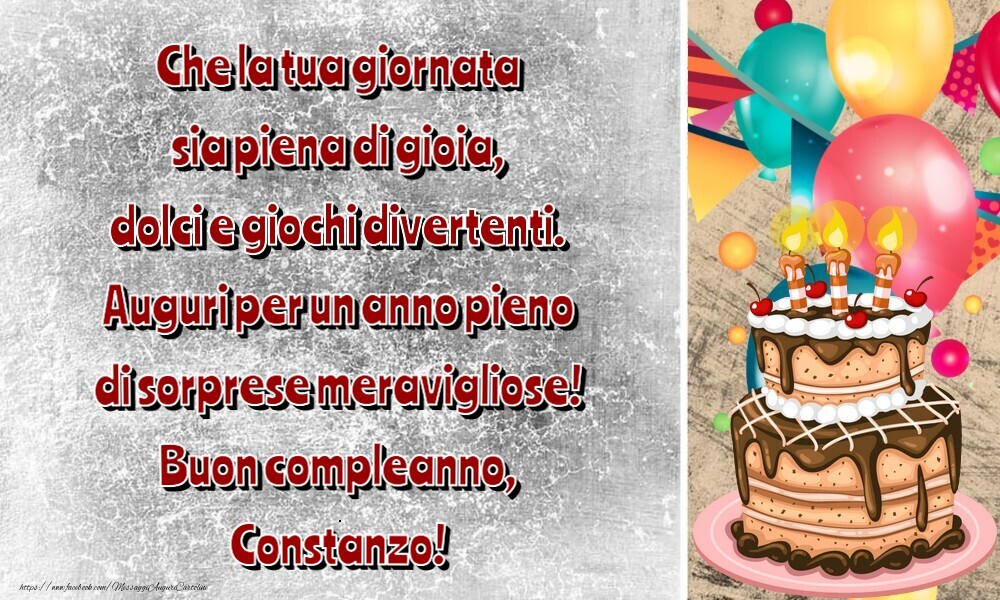 Cartoline per bambini - Che la tua giornata  sia piena di gioia, dolci e giochi divertenti.
