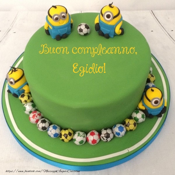 Cartoline per bambini - Buon compleanno, Egidio!