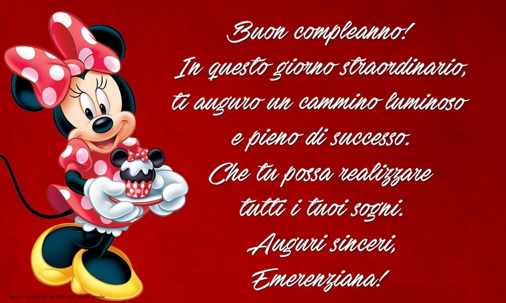 Cartoline per bambini - In questo giorno straordinario, ti auguro un cammino luminoso e pieno di successo.