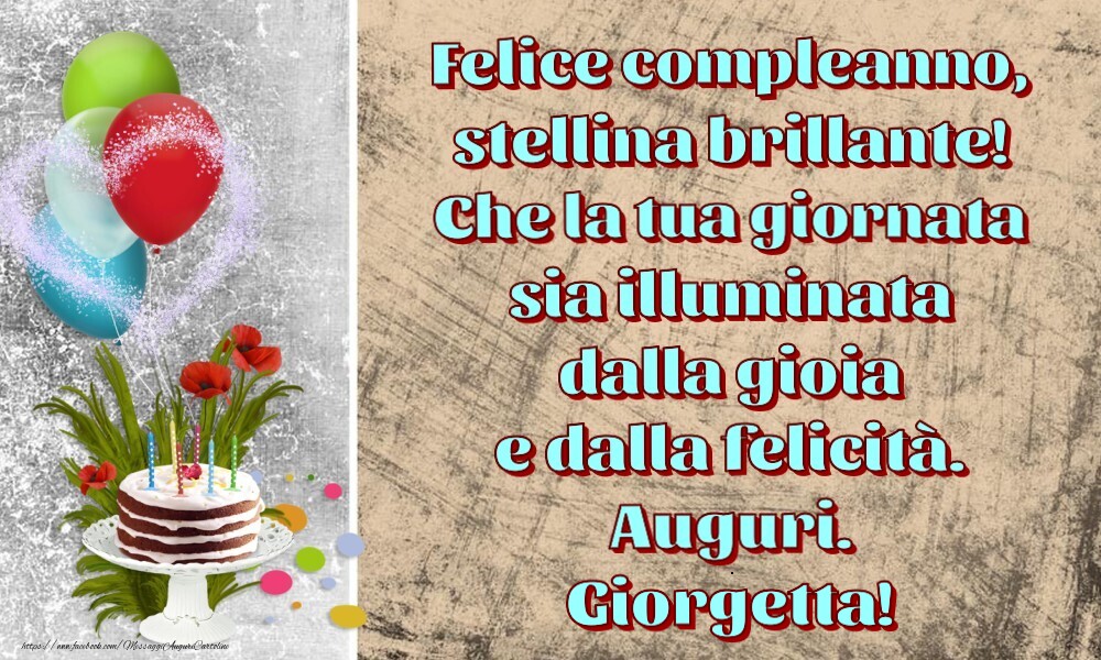Cartoline per bambini - Felice compleanno,  stellina brillante!