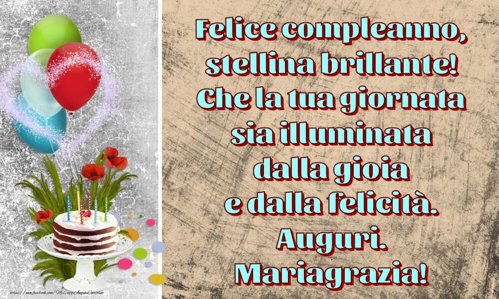 Cartoline per bambini - Felice compleanno,  stellina brillante!