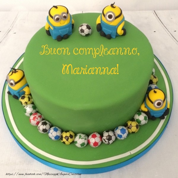 Cartoline per bambini - Buon compleanno, Marianna!