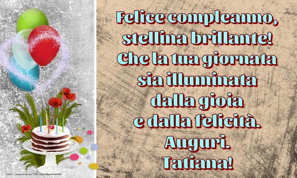 Cartoline per bambini - Felice compleanno,  stellina brillante!