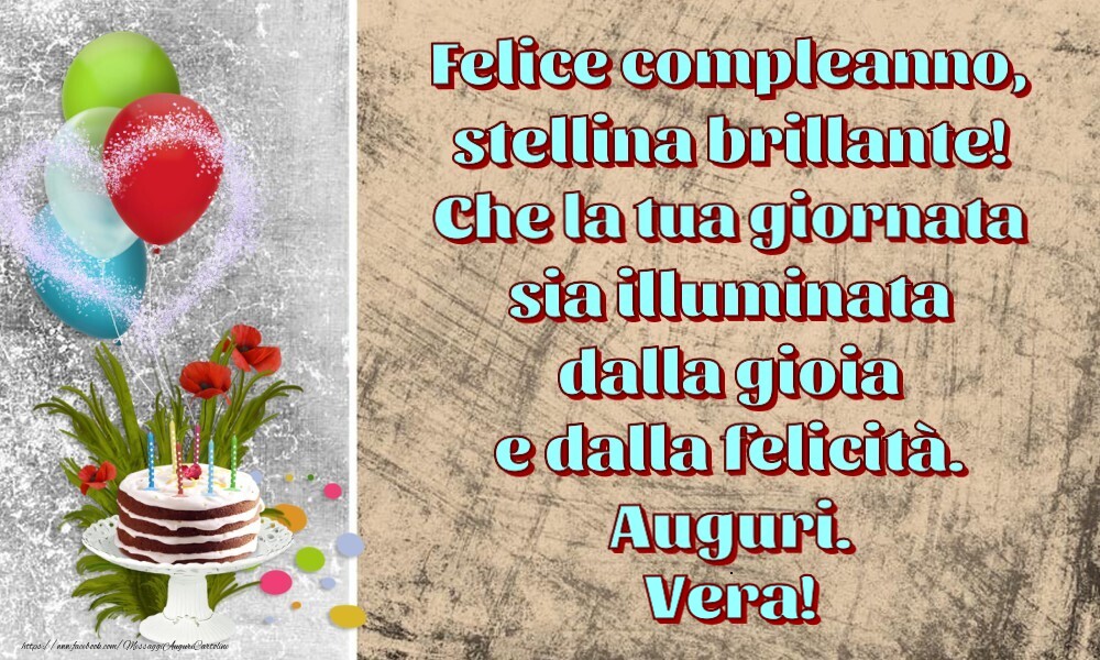 Cartoline per bambini - Felice compleanno,  stellina brillante!