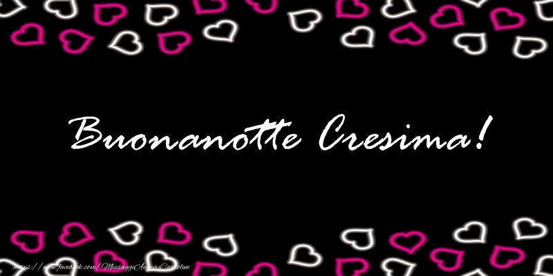 Cartoline di buonanotte - Buonanotte Cresima!
