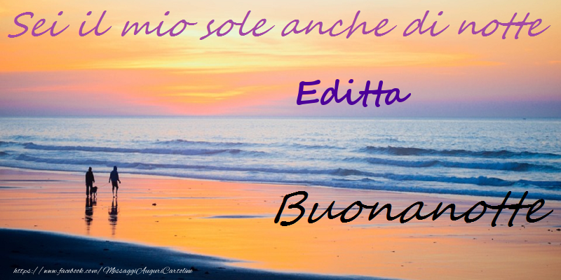 Cartoline di buonanotte - Buonanotte Editta