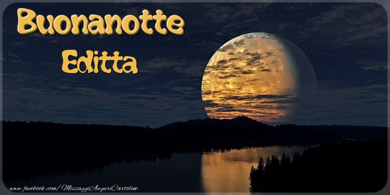 Cartoline di buonanotte - Buonanotte Editta