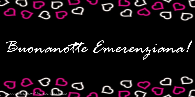 Cartoline di buonanotte - Buonanotte Emerenziana!