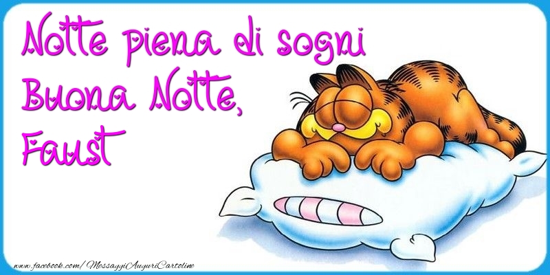 Cartoline di buonanotte - Notte piena di sogni Buona Notte, Faust